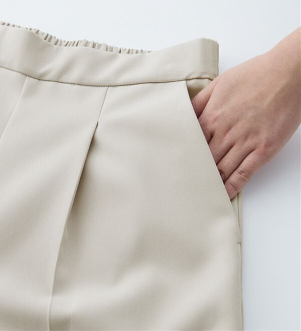 RANAN（ラナン）の「【２点セット】洗える！多機能バックフリルベストセットアップ（パンツスーツ）」｜詳細画像