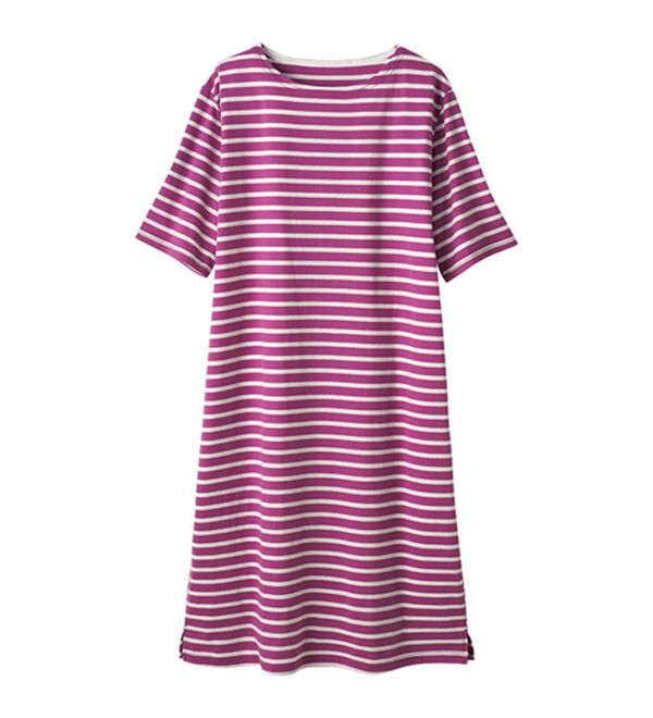 LAVIENNE（ラヴィエンヌ）の「サラッとゆったり快適ワンピース（カットソーワンピース）」｜詳細画像