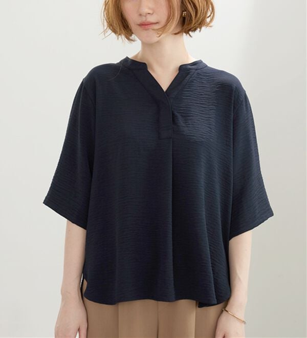BELLUNA（ベルーナ）の「お手入れ楽々！スキッパーブラウス（ブラウス）」｜詳細画像