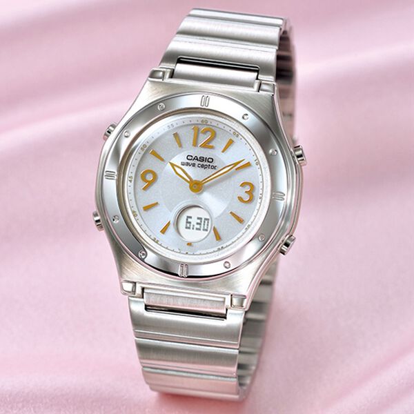 「≪ＴＶ限定★≫カシオ　ソーラー電波時計（レディス）（腕時計）」｜レディスホワイト