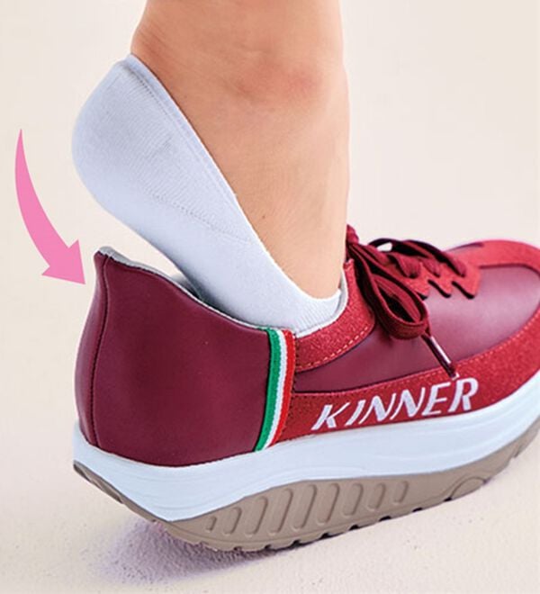 BELLUNA（ベルーナ）の「＜キナー＞さっと履ける！牛床革ローリングソールシューズ（スニーカー）」｜詳細画像