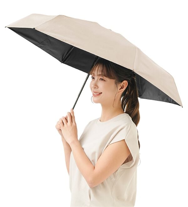 「【２色組】晴雨兼用　コンパクト遮熱日傘（レイングッズ）」｜詳細画像