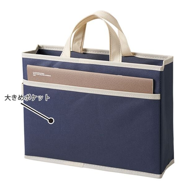 「持ち運びできる収納ボックスバッグ３色組（その他日用品）」｜詳細画像