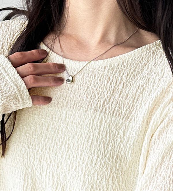 GeeRA（ジーラ）の「クルーネックジャガードプルオーバー（カットソー）」｜詳細画像