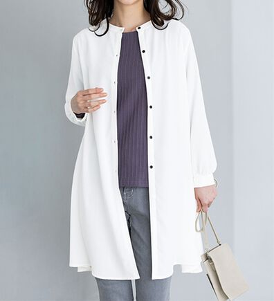 RANAN（ラナン）の「２ＷＡＹボタン使いフレアーブラウス（ブラウス）」