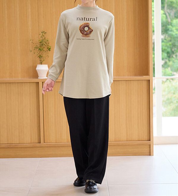 BELLUNA（ベルーナ）の「【メルティポンチ】プリントチュニック（チュニック）」｜詳細画像