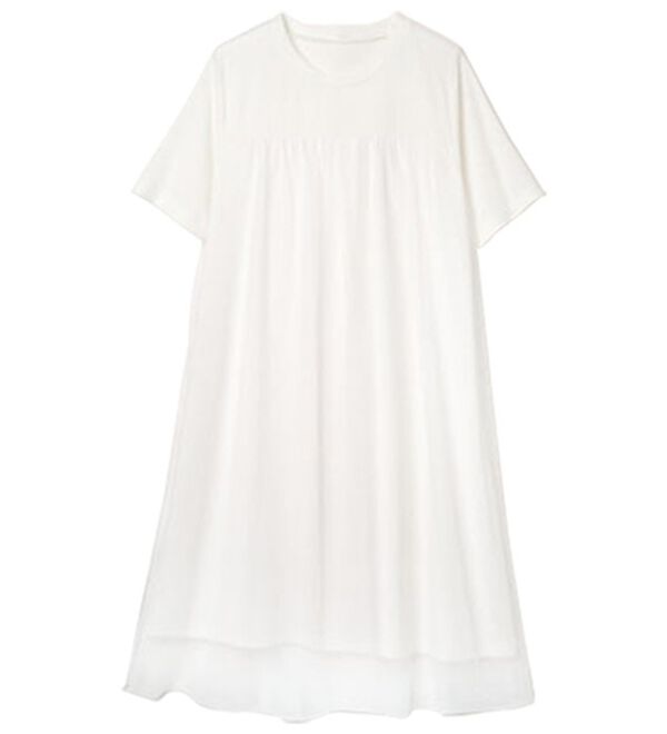 RANAN（ラナン）の「ひんやり！チュールレイヤードチュニックワンピース（チュニックワンピース）」｜詳細画像