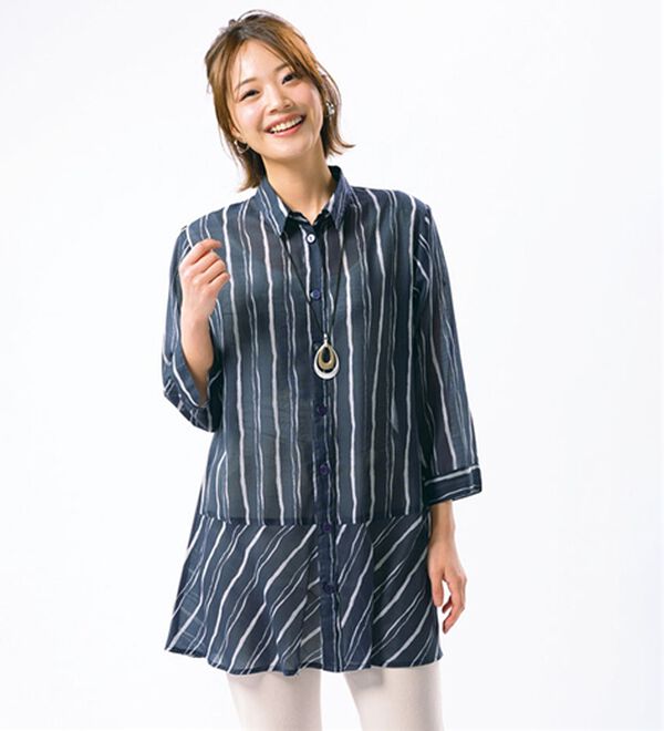 ルフラン（ルフラン）の「上品ブラウス&times;ニットベスト（アンサンブル）」｜詳細画像