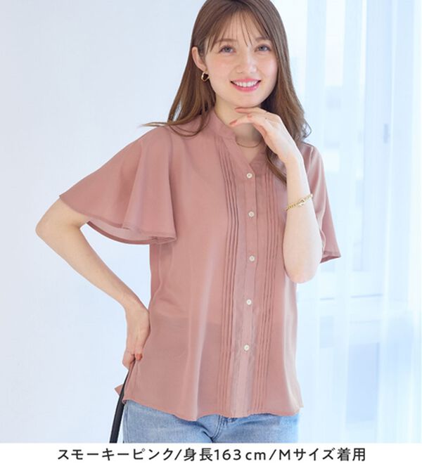 alotta（アロッタ）の「ピンタックブラウス（ブラウス）」｜詳細画像