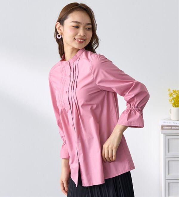 BELLUNA（ベルーナ）の「綿混素材春色ブラウス（ブラウス）」｜詳細画像