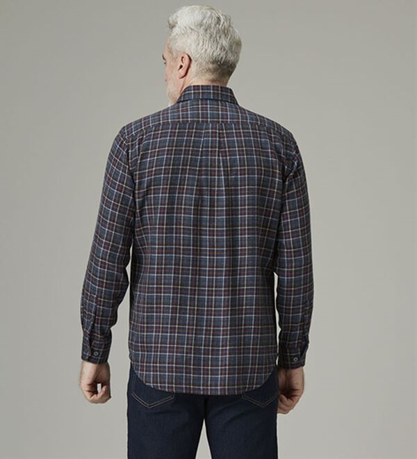 「＜ダンロップ・リファインド＞ぬくもりのウール入りシャツ（メンズシャツ）」｜詳細画像