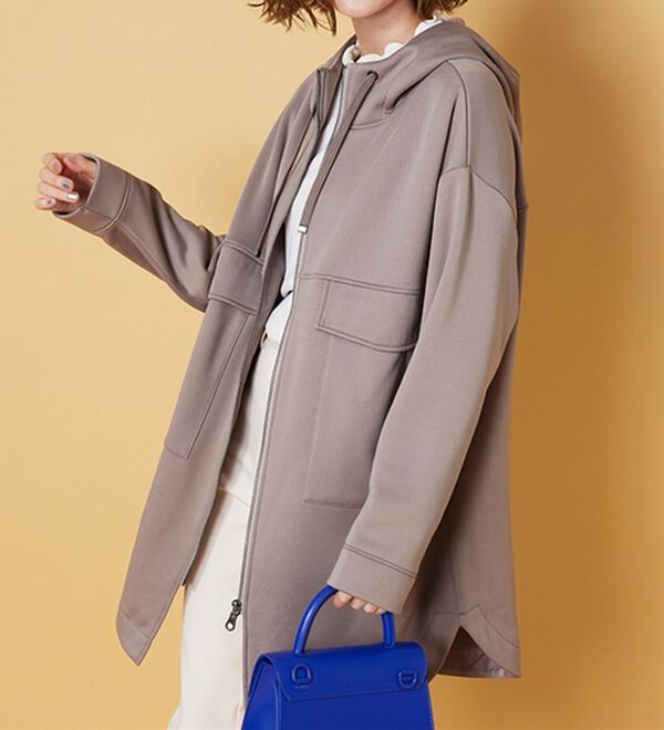 BELLUNA（ベルーナ）の「裏ファービッグポケット付フードジャケット（その他ジャケット）」｜詳細画像