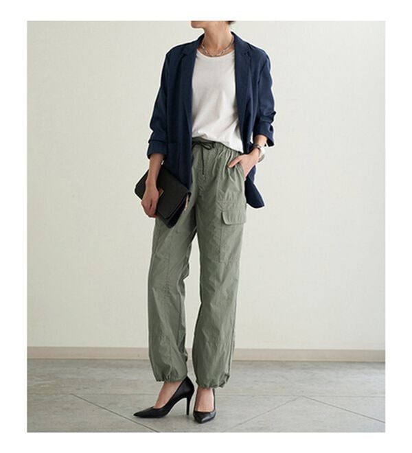 BELLUNA（ベルーナ）の「綿ナイロン素材カーゴパンツ（その他パンツ）」｜詳細画像