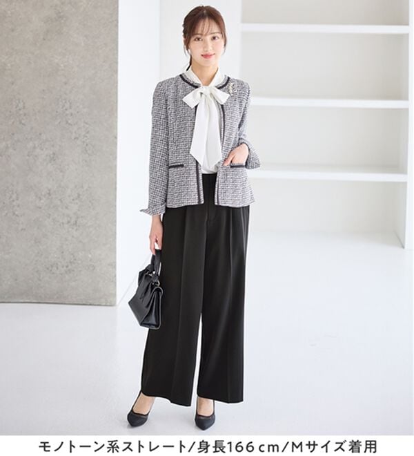 alotta（アロッタ）の「【選べるパンツ】洗える！３点セット着回し力抜群スーツ（その他スーツ）」｜詳細画像