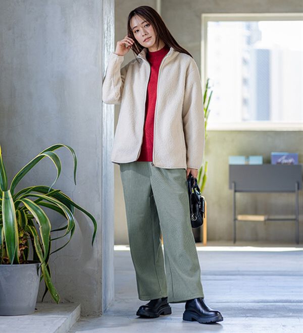 BELLUNA（ベルーナ）の「もちもちニットゆったり快適チュニック（チュニック）」｜詳細画像