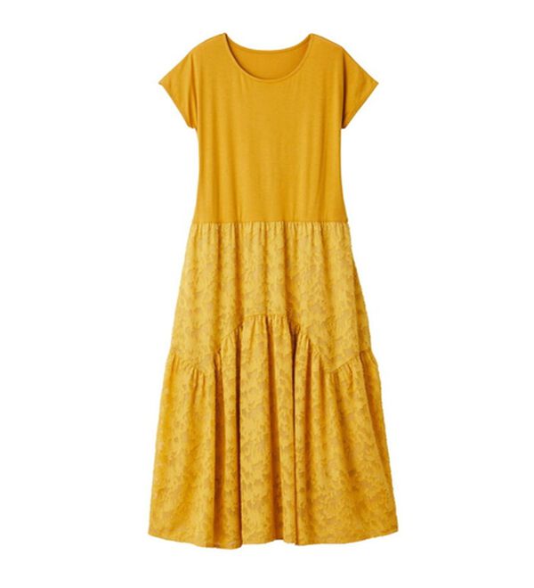 RANAN（ラナン）の「ひんやり！ジャカードドッキングワンピース（ドッキングワンピース）」｜詳細画像