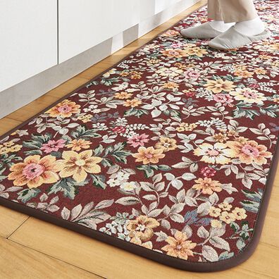 「洗えるゴブラン織キッチンマット（キッチンマット）」