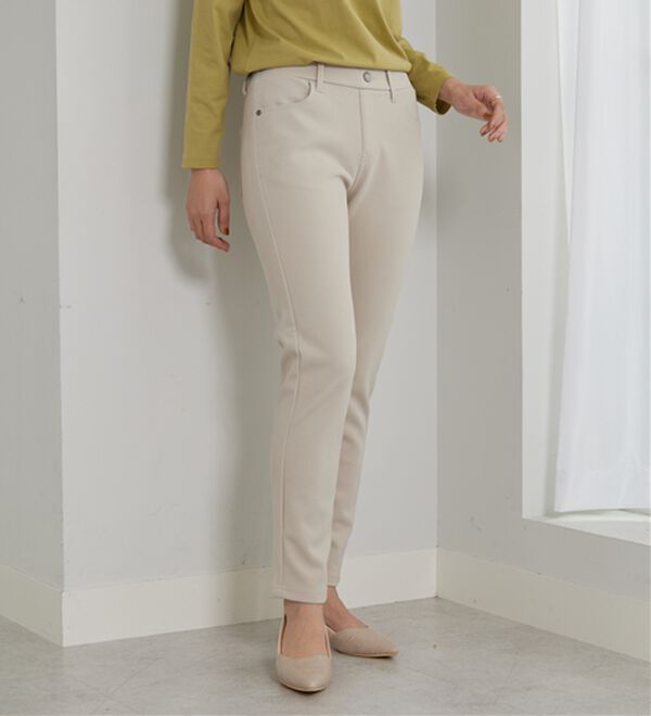 BELLUNA（ベルーナ）の「【選べる2丈】きれい見えボンディングスリムパンツ（フルレングスパンツ）」｜詳細画像