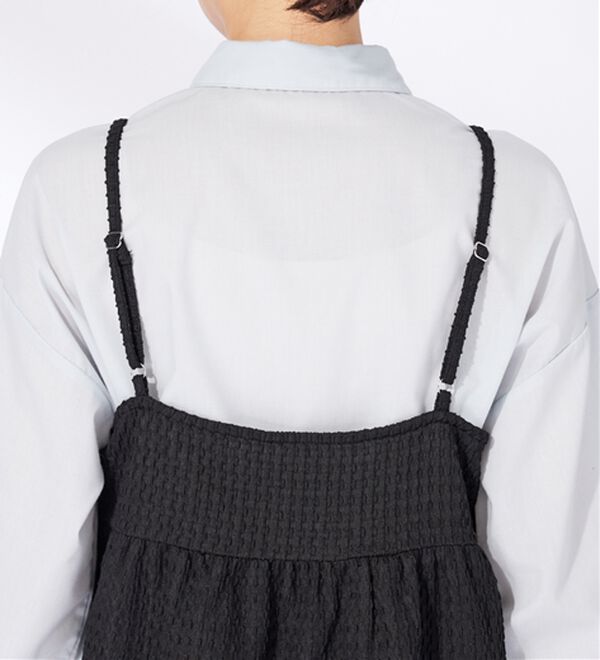 BELLUNA（ベルーナ）の「ジャカード素材ペプラムビスチェ（タンクトップ・キャミソール）」｜詳細画像