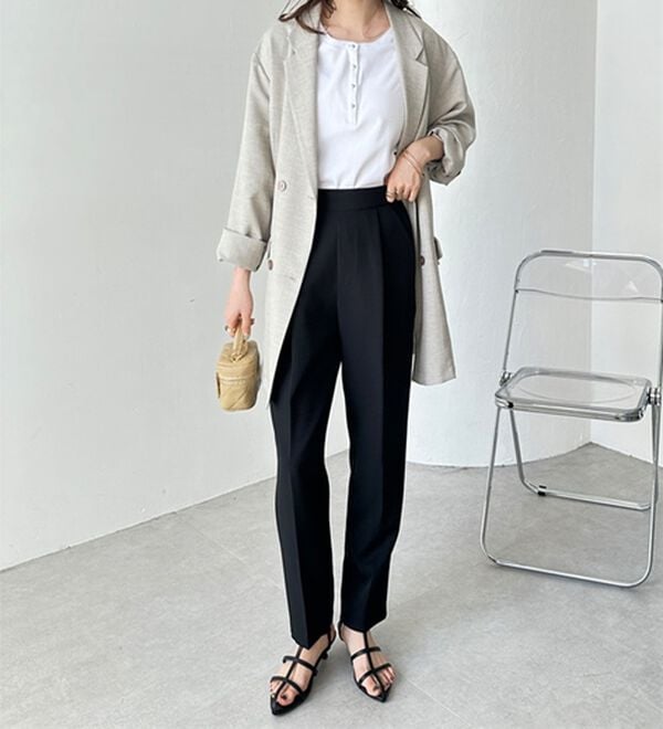 GeeRA（ジーラ）の「美脚きれい魅せ！テーパードパンツ（フルレングスパンツ）」｜詳細画像