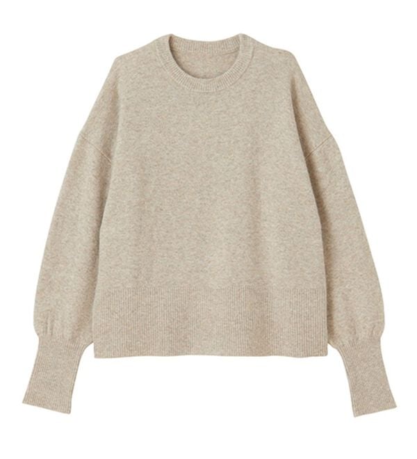 GeeRA（ジーラ）の「ゆるっと柔らか！袖ボリュームメランジニット（ニット・セーター）」｜詳細画像