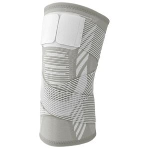 「膝をグッと固めて楽らくサポーター　２枚組（サポーター・肩腰膝ケア）」｜グレー