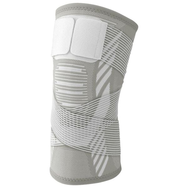 「膝をグッと固めて楽らくサポーター　２枚組（サポーター・肩腰膝ケア）」｜グレー