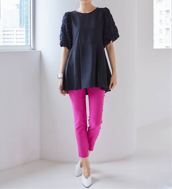 RANAN（ラナン）の「【4つの機能付】美脚アンクルパンツ（フルレングスパンツ）」｜詳細画像