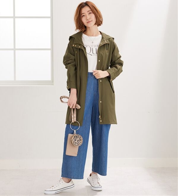 BELLUNA（ベルーナ）の「【新色追加】防風＆はっ水加工マウンテンパーカー（ハーフコート）」｜詳細画像