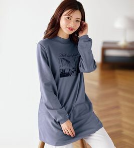 BELLUNA（ベルーナ）の「【メルティポンチ】プリントチュニック（チュニック）」