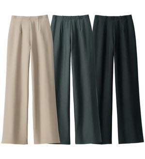 ルフラン（ルフラン）の「【３本組】日本製　マジックサーモ美人パンツ（セミワイド）（フルレングスパンツ）」｜詳細画像