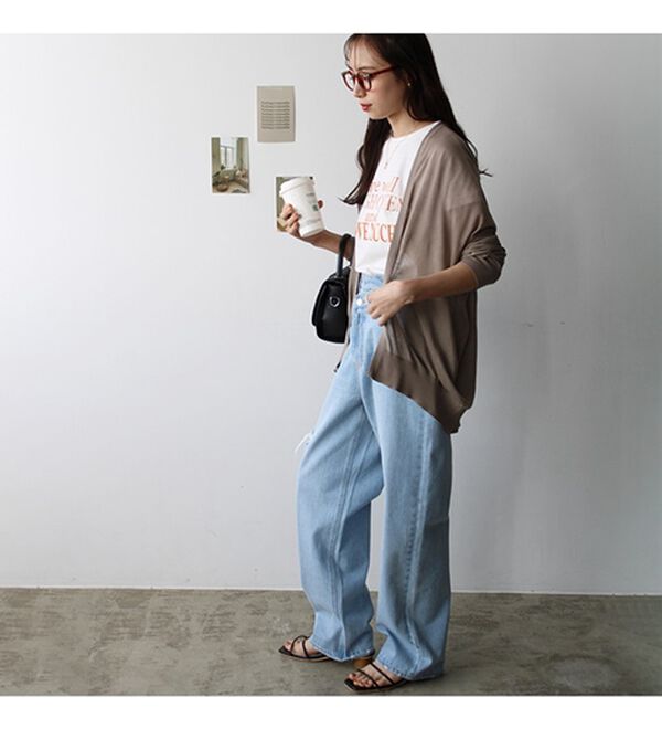 GeeRA（ジーラ）の「【冷房対策に】ひんやりUV対策！ドルマンカーディガン（ニットカーディガン）」｜詳細画像