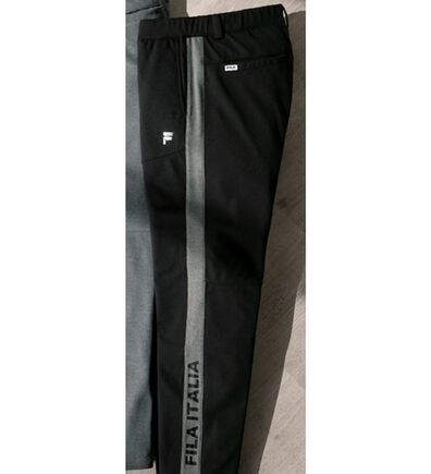 「＜フィラ＞のびのびニットテーパードパンツ（メンズフルレングスパンツ）」