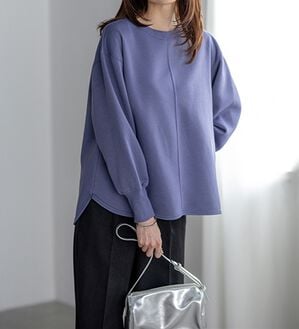 BELLUNA（ベルーナ）の「あったかキレイ！大人のこだわりトレーナー（トレーナー・スウェット）」｜ブルー