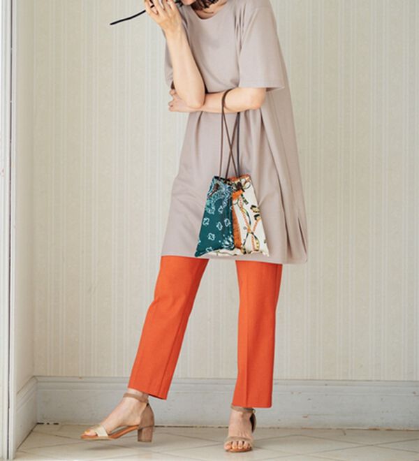 BELLUNA（ベルーナ）の「【接触冷感】かのこ素材タックデザインチュニックワンピース（その他ワンピース）」｜詳細画像