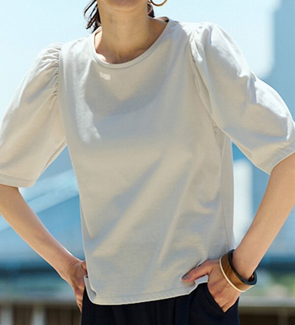 RANAN（ラナン）の「機能付！パワーショルダープルオーバー（カットソー）」｜詳細画像