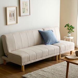 iellio（イエリオ）の「４ＷＡＹスタイリッシュソファベッド＜リクライニングソファ・カウチソファ・オットマンソファ・２人掛け・３人掛け・新生活＞（ソファ）」｜アイボリーベージュ