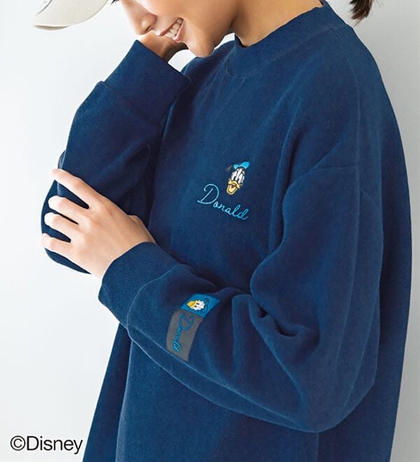 BELLUNA（ベルーナ）の「＜Ｄｉｓｎｅｙ＞刺しゅうデザイントレーナー（トレーナー・スウェット）」｜詳細画像