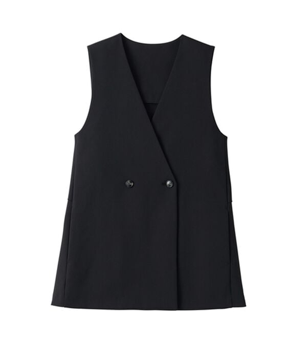 RANAN（ラナン）の「【２点セット】洗える！多機能バックフリルベストセットアップ（パンツスーツ）」｜詳細画像