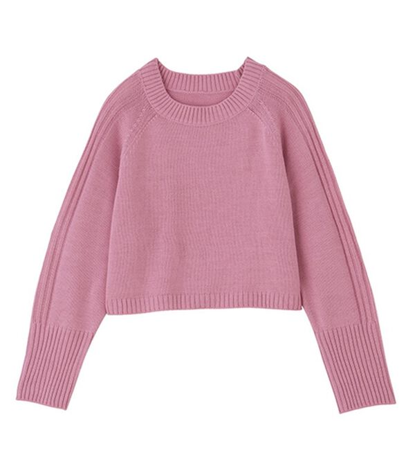 GeeRA（ジーラ）の「ショート丈オフショルニット（ニット・セーター）」｜詳細画像