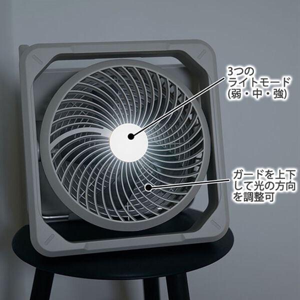 「エイミー　コードレスソーラーファン（扇風機・サーキュレーター）」｜詳細画像