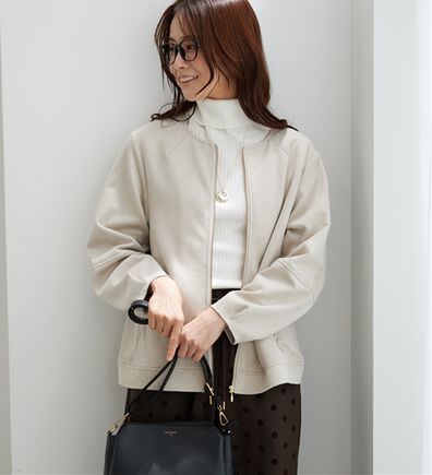 BELLUNA（ベルーナ）の「スエード調ランタン袖ミドル丈ジャケット（その他ジャケット）」