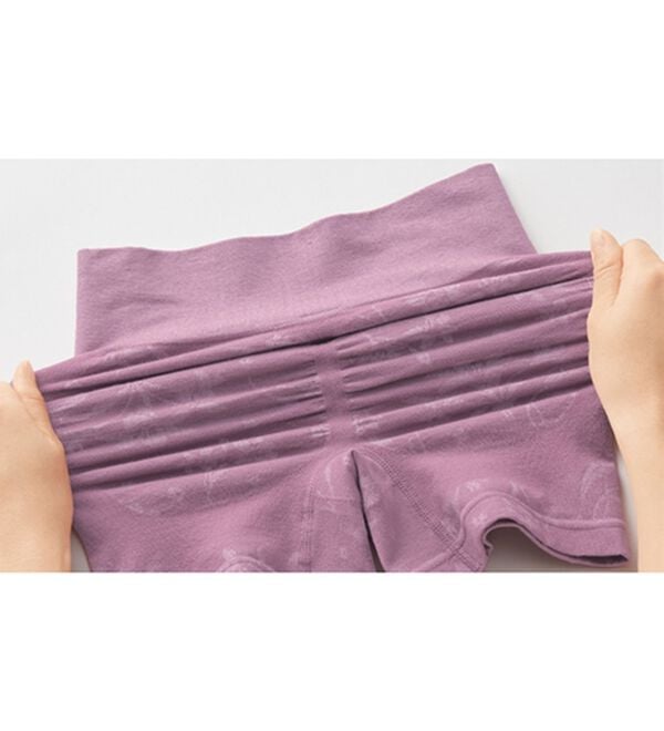 LAVIENNE（ラヴィエンヌ）の「【１０色組】綿混ジャカード成型ショーツガードル（ショーツ）」｜詳細画像