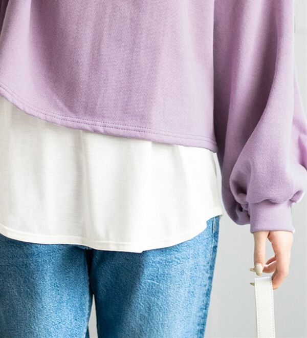 YU'NOW（ユナウ）の「レーヨンブレンド　レイヤードキャミソール（肌着・インナーウェア）」｜詳細画像