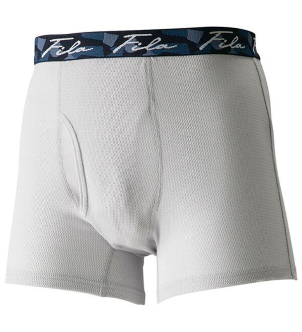 「【３枚組】＜フィラ＞肌側綿１００％風通すボクサー（メンズボクサーパンツ）」｜詳細画像