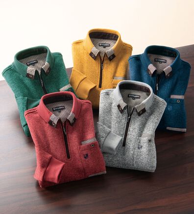 「＜ニコル　モリソン＞こだわりの暖か衿裏起毛トレーナー（メンズトレーナー）」