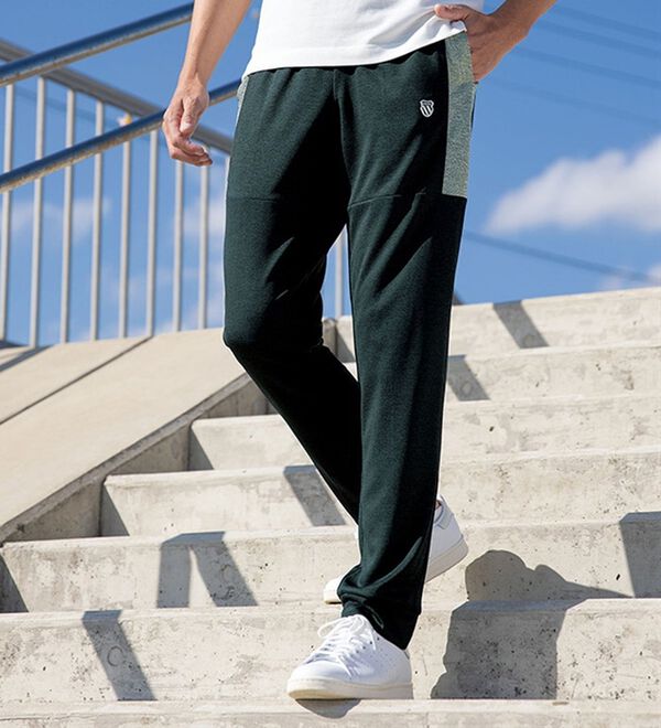 「【３本組】＜ケー・スイス＞吸汗速乾切替デザインパンツ（メンズフルレングスパンツ）」｜詳細画像