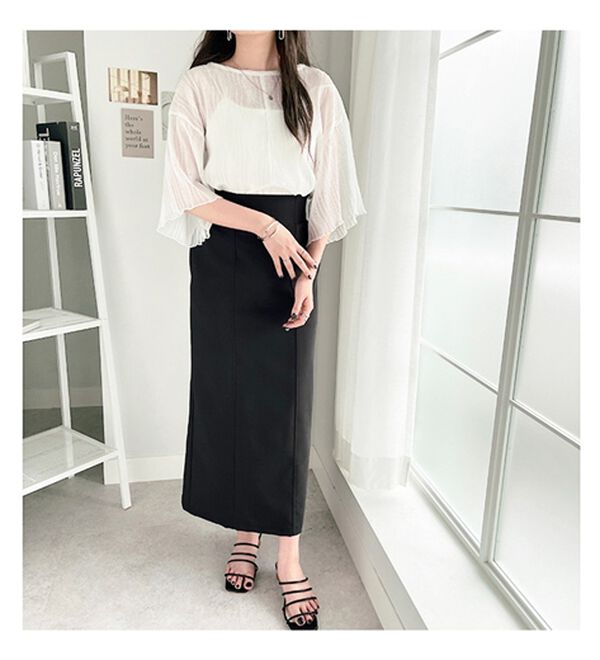 GeeRA（ジーラ）の「前後２ＷＡＹシアーＴシャツブラウス（ブラウス）」｜詳細画像