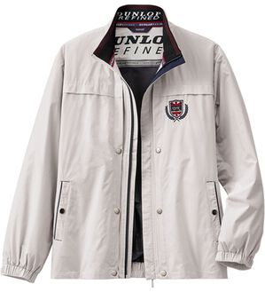 「＜ダンロップ・リファインド＞手ぶらでお出かけブルゾン（メンズブルゾン）」｜シルバーグレー