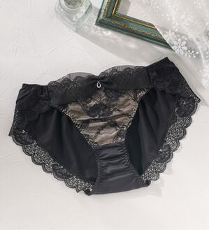 YU'NOW（ユナウ）の「【足口レース】メルティーショーツ（ショーツ）」｜詳細画像